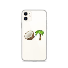 Load image into Gallery viewer, &quot;Coconut Tree&quot; Clear Case for iPhone®
