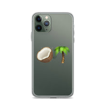 Load image into Gallery viewer, &quot;Coconut Tree&quot; Clear Case for iPhone®
