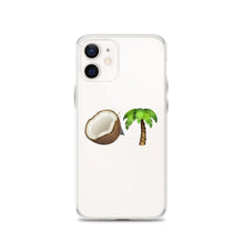 Load image into Gallery viewer, &quot;Coconut Tree&quot; Clear Case for iPhone®
