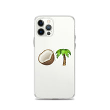 Load image into Gallery viewer, &quot;Coconut Tree&quot; Clear Case for iPhone®

