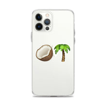 Load image into Gallery viewer, &quot;Coconut Tree&quot; Clear Case for iPhone®

