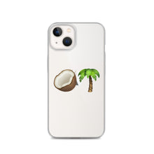 Load image into Gallery viewer, &quot;Coconut Tree&quot; Clear Case for iPhone®
