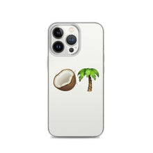Load image into Gallery viewer, &quot;Coconut Tree&quot; Clear Case for iPhone®

