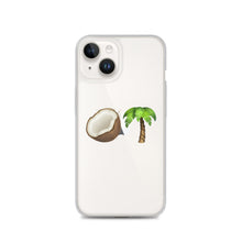Load image into Gallery viewer, &quot;Coconut Tree&quot; Clear Case for iPhone®
