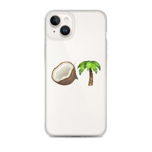 Load image into Gallery viewer, &quot;Coconut Tree&quot; Clear Case for iPhone®
