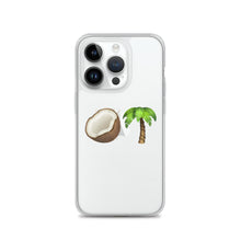 Load image into Gallery viewer, &quot;Coconut Tree&quot; Clear Case for iPhone®
