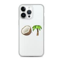Load image into Gallery viewer, &quot;Coconut Tree&quot; Clear Case for iPhone®
