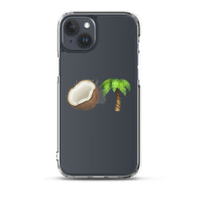 Load image into Gallery viewer, &quot;Coconut Tree&quot; Clear Case for iPhone®
