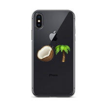 Load image into Gallery viewer, &quot;Coconut Tree&quot; Clear Case for iPhone®
