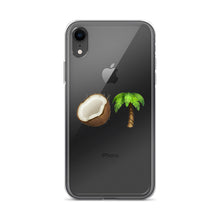 Load image into Gallery viewer, &quot;Coconut Tree&quot; Clear Case for iPhone®
